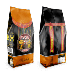 MASAI COFFEE Orange Moka Espresso Africa Dark Roasted Coffee – 250g