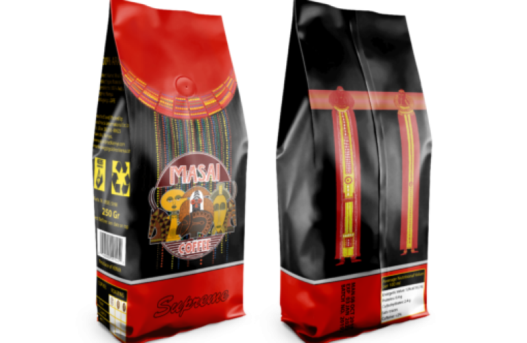 MASAAI COFFEE Red Supreme Africa Medium Roasted Coffee – 250g